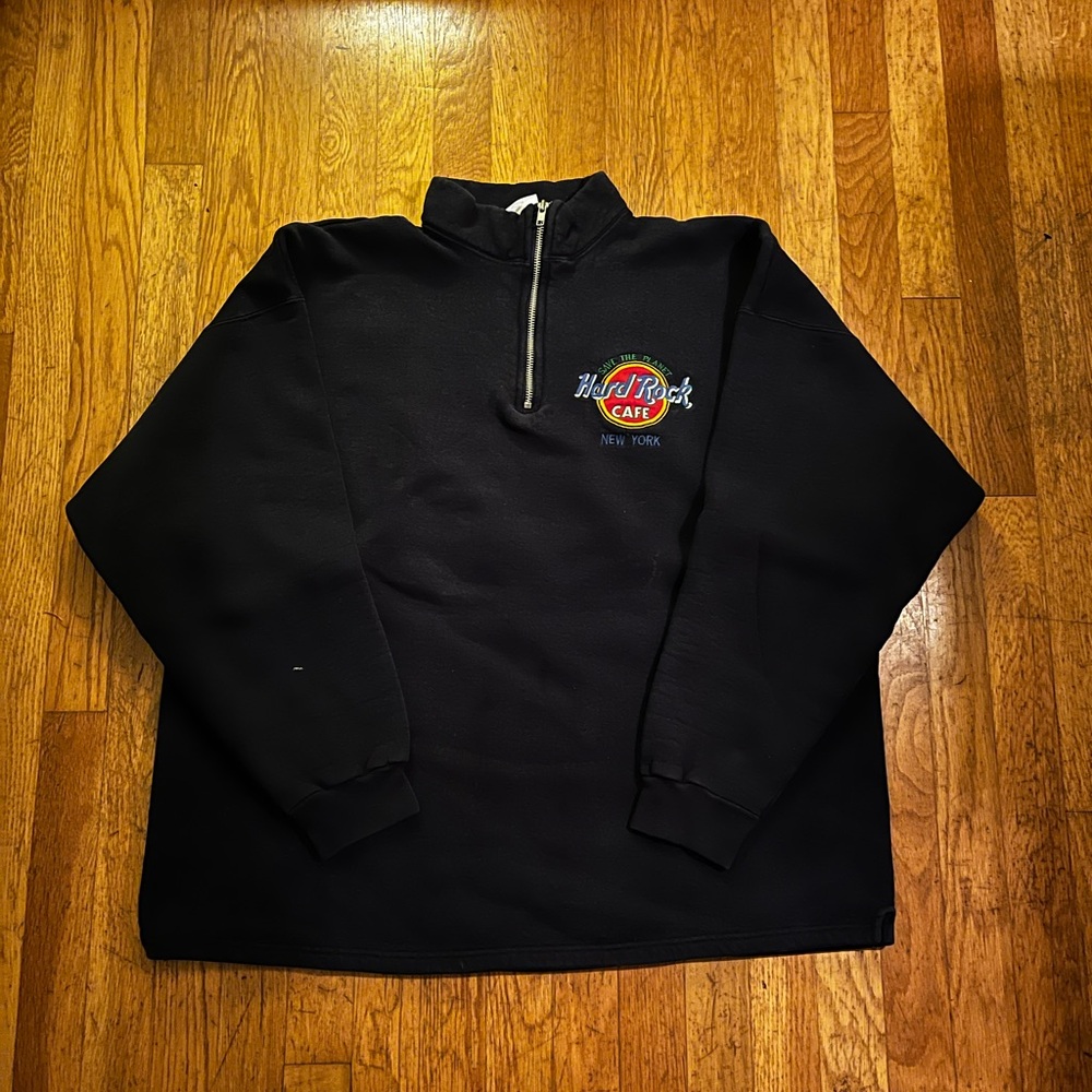 Hard Rock Cafe Navy Zip-Up Jacket